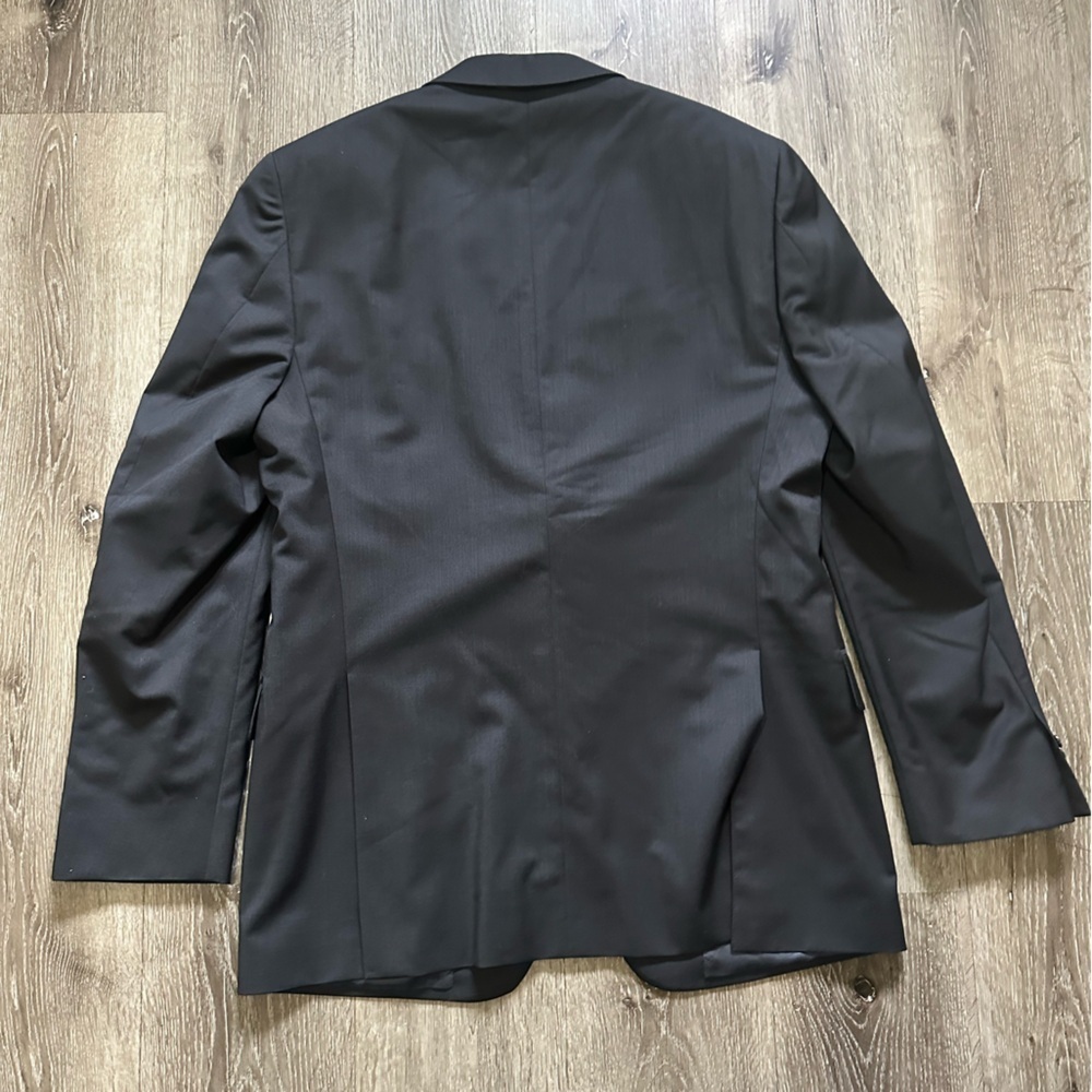 Classic dark gray color Men's Blazer - Picture 5 of 10